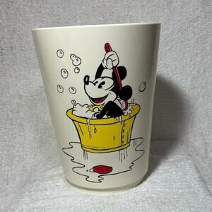 Vintage 90s Mickey Mouse Trash Can Walt Disney